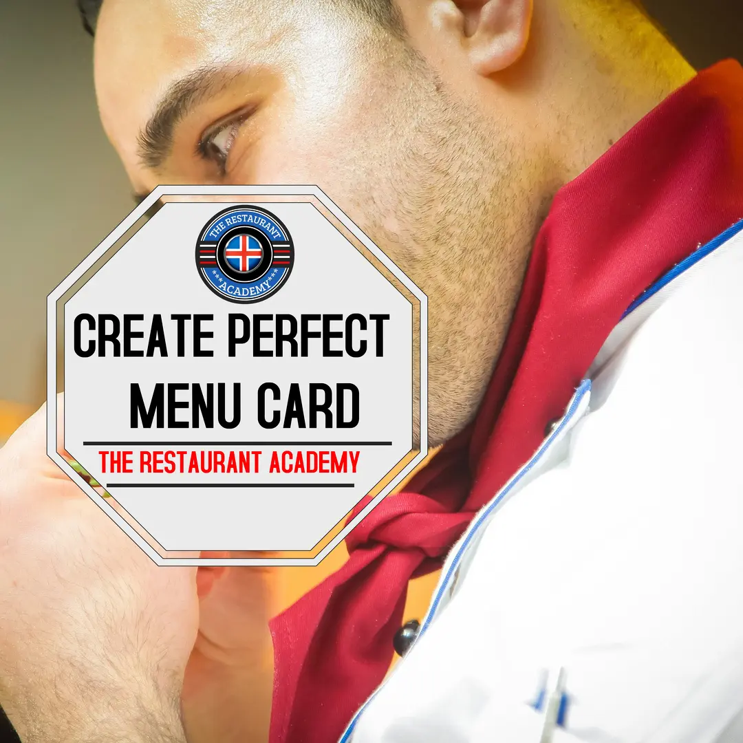 Restaurant menu design for sales and profit